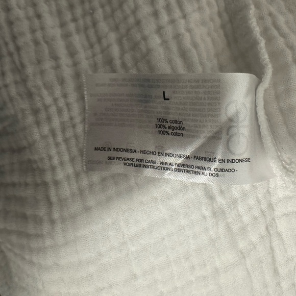 Anne Klein White Cuffed Sleeve Button Down Shirt - Picture 7 of 7